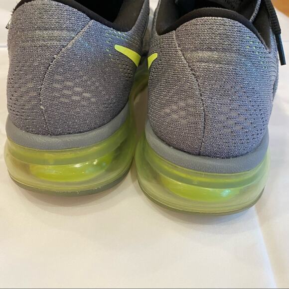 Nike Air Max Sneakers Mens Size 9.5 Running Shoes 2016 low top 806771 017 Volt - Picture 5 of 9